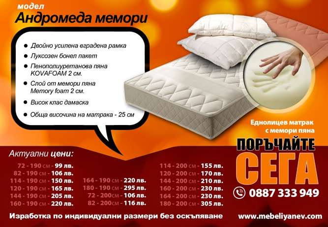 Топ цени на матраци от Матраци.top